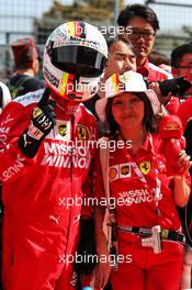 Circuit atmosphere - Sebastian Vettel (GER) Ferrari fans. 10.10.2019. Formula 1 World Championship, Rd 17, Japanese Grand Prix, Suzuka, Japan, Preparation Day.