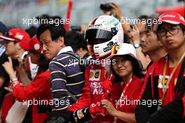 Sebastian Vettel (GER), Scuderia Ferrari fans 10.10.2019. Formula 1 World Championship, Rd 17, Japanese Grand Prix, Suzuka, Japan, Preparation Day.