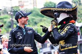 Robert Kubica (POL) Williams Racing with Mario Achi (MEX). 24.05.2019. Formula 1 World Championship, Rd 6, Monaco Grand Prix, Monte Carlo, Monaco, Friday.