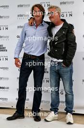 (L to R): Freddie Hunt (GBR) with Eddie Irvine (GBR) at the Amber Lounge Fashion Show. 24.05.2019. Formula 1 World Championship, Rd 6, Monaco Grand Prix, Monte Carlo, Monaco, Friday.