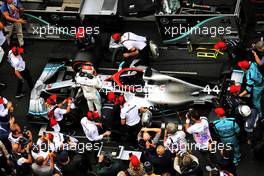 Lewis Hamilton (GBR) Mercedes AMG F1 W10 on the grid. 26.05.2019. Formula 1 World Championship, Rd 6, Monaco Grand Prix, Monte Carlo, Monaco, Race Day.