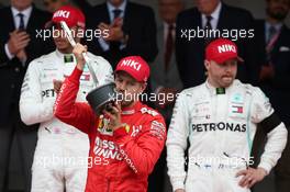 2nd place Sebastian Vettel (GER) Ferrari SF90. 26.05.2019. Formula 1 World Championship, Rd 6, Monaco Grand Prix, Monte Carlo, Monaco, Race Day.
