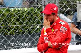 Sebastian Vettel (GER) Ferrari in parc ferme. 26.05.2019. Formula 1 World Championship, Rd 6, Monaco Grand Prix, Monte Carlo, Monaco, Race Day.