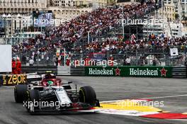 Antonio Giovinazzi (ITA) Alfa Romeo Racing C38. 26.05.2019. Formula 1 World Championship, Rd 6, Monaco Grand Prix, Monte Carlo, Monaco, Race Day.