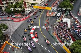 The start of the race. 26.05.2019. Formula 1 World Championship, Rd 6, Monaco Grand Prix, Monte Carlo, Monaco, Race Day.
