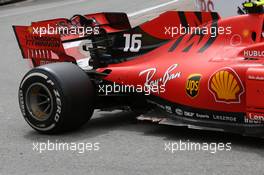 Charles Leclerc (MON) Ferrari SF90 with damage to his car. 26.05.2019. Formula 1 World Championship, Rd 6, Monaco Grand Prix, Monte Carlo, Monaco, Race Day.