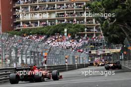 Sebastian Vettel (GER) Ferrari SF90. 26.05.2019. Formula 1 World Championship, Rd 6, Monaco Grand Prix, Monte Carlo, Monaco, Race Day.