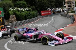 Sergio Perez (MEX) Racing Point F1 Team RP19. 26.05.2019. Formula 1 World Championship, Rd 6, Monaco Grand Prix, Monte Carlo, Monaco, Race Day.