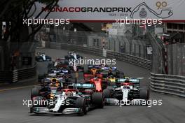 Start of the race, Lewis Hamilton (GBR), Mercedes AMG F1   26.05.2019. Formula 1 World Championship, Rd 6, Monaco Grand Prix, Monte Carlo, Monaco, Race Day.