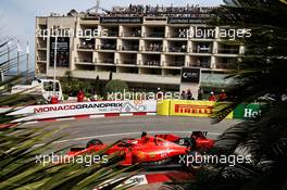 Sebastian Vettel (GER) Ferrari SF90. 25.05.2019. Formula 1 World Championship, Rd 6, Monaco Grand Prix, Monte Carlo, Monaco, Qualifying Day.