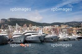 Boats in the scenic Monaco Harbour. 25.05.2019. Formula 1 World Championship, Rd 6, Monaco Grand Prix, Monte Carlo, Monaco, Qualifying Day.