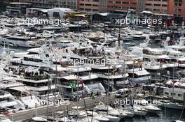 Boats in the scenic Monaco Harbour. 25.05.2019. Formula 1 World Championship, Rd 6, Monaco Grand Prix, Monte Carlo, Monaco, Qualifying Day.