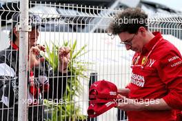 Mattia Binotto (ITA) Ferrari Team Principal. 25.05.2019. Formula 1 World Championship, Rd 6, Monaco Grand Prix, Monte Carlo, Monaco, Qualifying Day.