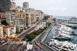 Lewis Hamilton (GBR) Mercedes AMG F1 W10 and Max Verstappen (NLD) Red Bull Racing RB15. 25.05.2019. Formula 1 World Championship, Rd 6, Monaco Grand Prix, Monte Carlo, Monaco, Qualifying Day.