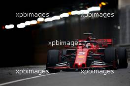 Sebastian Vettel (GER), Scuderia Ferrari  23.05.2019. Formula 1 World Championship, Rd 6, Monaco Grand Prix, Monte Carlo, Monaco, Practice Day.