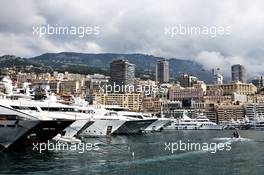 Boats in the scenic Monaco Harbour. 23.05.2019. Formula 1 World Championship, Rd 6, Monaco Grand Prix, Monte Carlo, Monaco, Practice Day.