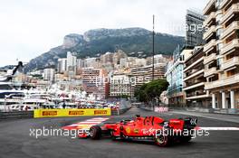 Sebastian Vettel (GER) Ferrari SF90. 23.05.2019. Formula 1 World Championship, Rd 6, Monaco Grand Prix, Monte Carlo, Monaco, Practice Day.