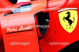 Ferrari SF90 tribute to Niki Lauda. 23.05.2019. Formula 1 World Championship, Rd 6, Monaco Grand Prix, Monte Carlo, Monaco, Practice Day.