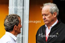 (L to R): Alain Prost (FRA) Renault F1 Team Special Advisor with Jerome Stoll (FRA) Renault Sport F1 President. 23.05.2019. Formula 1 World Championship, Rd 6, Monaco Grand Prix, Monte Carlo, Monaco, Practice Day.