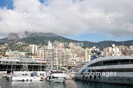 Boats in the scenic Monaco Harbour. 23.05.2019. Formula 1 World Championship, Rd 6, Monaco Grand Prix, Monte Carlo, Monaco, Practice Day.