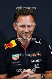 Christian Horner (GBR) Red Bull Racing Team Principal in the FIA Press Conference. 23.05.2019. Formula 1 World Championship, Rd 6, Monaco Grand Prix, Monte Carlo, Monaco, Practice Day.