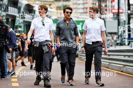 Lando Norris (GBR) McLaren (Centre). 22.05.2019. Formula 1 World Championship, Rd 6, Monaco Grand Prix, Monte Carlo, Monaco, Preparation Day.
