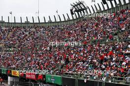 Circuit atmosphere - fans in the grandstand. 25.10.2019. Formula 1 World Championship, Rd 18, Mexican Grand Prix, Mexico City, Mexico, Practice Day.