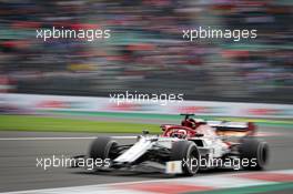Kimi Raikkonen (FIN) Alfa Romeo Racing C38. 25.10.2019. Formula 1 World Championship, Rd 18, Mexican Grand Prix, Mexico City, Mexico, Practice Day.
