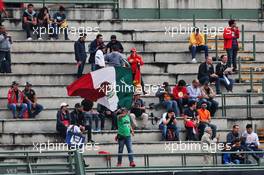 Fans in the grandstand. 25.10.2019. Formula 1 World Championship, Rd 18, Mexican Grand Prix, Mexico City, Mexico, Practice Day.