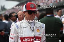Kimi Raikkonen (FIN) Sauber C37. 27.10.2019. Formula 1 World Championship, Rd 18, Mexican Grand Prix, Mexico City, Mexico, Race Day.