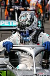 Valtteri Bottas (FIN) Mercedes AMG F1 W10 on the grid. 27.10.2019. Formula 1 World Championship, Rd 18, Mexican Grand Prix, Mexico City, Mexico, Race Day.