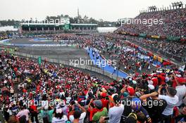 The podium (L to R):Sebastian Vettel (GER) Ferrari, second; Lewis Hamilton (GBR) Mercedes AMG F1, race winner; Valtteri Bottas (FIN) Mercedes AMG F1, third. 27.10.2019. Formula 1 World Championship, Rd 18, Mexican Grand Prix, Mexico City, Mexico, Race Day.
