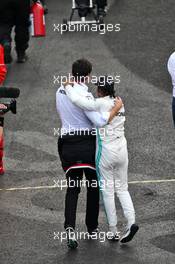 Race winner Lewis Hamilton (GBR) Mercedes AMG F1 celebrates with Toto Wolff (GER) Mercedes AMG F1 Shareholder and Executive Director in parc ferme. 27.10.2019. Formula 1 World Championship, Rd 18, Mexican Grand Prix, Mexico City, Mexico, Race Day.