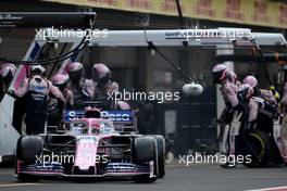 Sergio Perez (MEX), Racing Point during pitstop 27.10.2019. Formula 1 World Championship, Rd 18, Mexican Grand Prix, Mexico City, Mexico, Race Day.