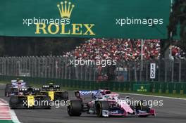 Sergio Perez (MEX) Racing Point F1 Team RP19. 27.10.2019. Formula 1 World Championship, Rd 18, Mexican Grand Prix, Mexico City, Mexico, Race Day.