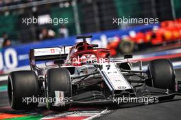 Kimi Raikkonen (FIN) Alfa Romeo Racing C38.                                27.10.2019. Formula 1 World Championship, Rd 18, Mexican Grand Prix, Mexico City, Mexico, Race Day.