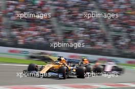 Carlos Sainz Jr (ESP) McLaren MCL34. 27.10.2019. Formula 1 World Championship, Rd 18, Mexican Grand Prix, Mexico City, Mexico, Race Day.