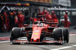 Sebastian Vettel (GER) Ferrari SF90. 27.10.2019. Formula 1 World Championship, Rd 18, Mexican Grand Prix, Mexico City, Mexico, Race Day.