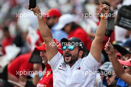 Fans in the grandstand. 27.10.2019. Formula 1 World Championship, Rd 18, Mexican Grand Prix, Mexico City, Mexico, Race Day.