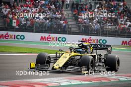 Daniel Ricciardo (AUS) Renault F1 Team RS19. 27.10.2019. Formula 1 World Championship, Rd 18, Mexican Grand Prix, Mexico City, Mexico, Race Day.