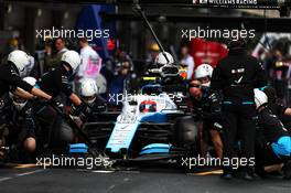 Robert Kubica (POL) Williams Racing FW42 practices a pit stop. 26.10.2019. Formula 1 World Championship, Rd 18, Mexican Grand Prix, Mexico City, Mexico, Qualifying Day.