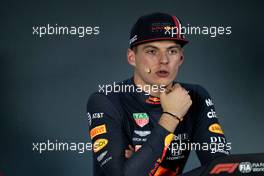 Max Verstappen (NLD) Red Bull Racing in the post qualifying FIA Press Conference. 26.10.2019. Formula 1 World Championship, Rd 18, Mexican Grand Prix, Mexico City, Mexico, Qualifying Day.