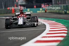 Kimi Raikkonen (FIN) Alfa Romeo Racing C38.                                26.10.2019. Formula 1 World Championship, Rd 18, Mexican Grand Prix, Mexico City, Mexico, Qualifying Day.
