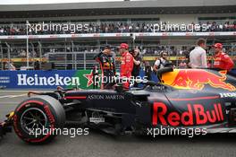 Max Verstappen (NLD) Red Bull Racing RB15 and Charles Leclerc (MON) Ferrari SF90. 26.10.2019. Formula 1 World Championship, Rd 18, Mexican Grand Prix, Mexico City, Mexico, Qualifying Day.