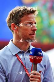 Jenson Button (GBR) Sky Sports F1 Presenter. 26.10.2019. Formula 1 World Championship, Rd 18, Mexican Grand Prix, Mexico City, Mexico, Qualifying Day.