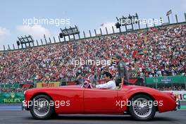 Lando Norris (GBR) McLaren on the drivers parade.                                27.10.2019. Formula 1 World Championship, Rd 18, Mexican Grand Prix, Mexico City, Mexico, Race Day.