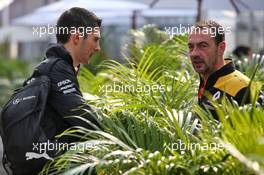 (L to R): Esteban Ocon (FRA) Alpine F1 Team with Louis Bordes (FRA) Renault F1 Team Head of Marketing and Communications. 27.10.2019. Formula 1 World Championship, Rd 18, Mexican Grand Prix, Mexico City, Mexico, Race Day.