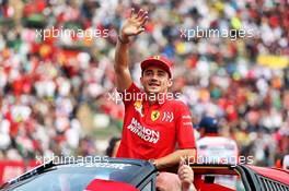 Charles Leclerc (MON) Ferrari on the drivers parade. 27.10.2019. Formula 1 World Championship, Rd 18, Mexican Grand Prix, Mexico City, Mexico, Race Day.