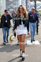 Egle Ruskyte (LIT), girlfriend of Nico Hulkenberg (GER). 27.10.2019. Formula 1 World Championship, Rd 18, Mexican Grand Prix, Mexico City, Mexico, Race Day.