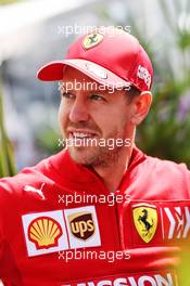 Sebastian Vettel (GER) Ferrari. 24.10.2019. Formula 1 World Championship, Rd 18, Mexican Grand Prix, Mexico City, Mexico, Preparation Day.